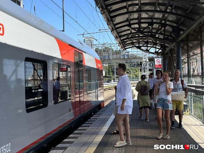 В сочинском микрорайоне теперь будут останавливаться «Ласточки» | Источник: Анна Грицевич / SOCHI1.RU