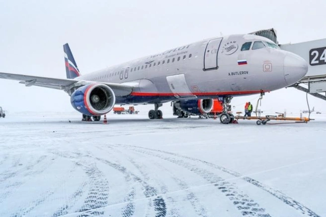 Самолет приземлился в Перми в 18:20 | Источник: Twitter.com / Aeroflot