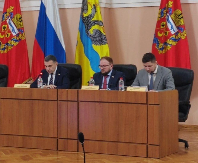 На заседании присутствовал глава Минрега Юрий Мироненко | Источник: Мироненко&nbsp;— На связи / t.me