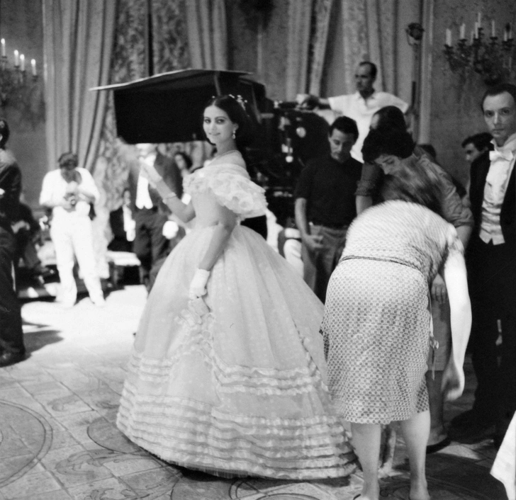 Клаудиа Кардинале. Кадр со съемок фильма «Леопард», 1963. | Источник: Legion MEdia