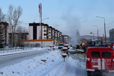 Mobile heating points deployed in Karabash after pipeline rupture
