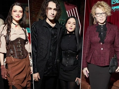 На премьере «Вампиры средней полосы» Шепс с девушкой оказались в центре внимания, Медынич напугала образом