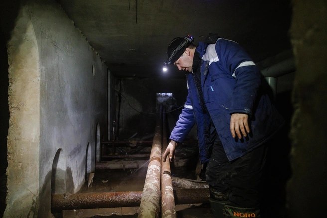 Старые трубы не поддавались ремонту в мороз | Источник: Валерий Звонарев