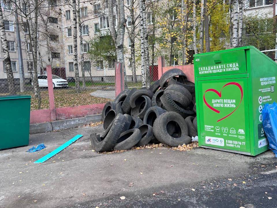 Куда девать старые покрышки в Петербурге