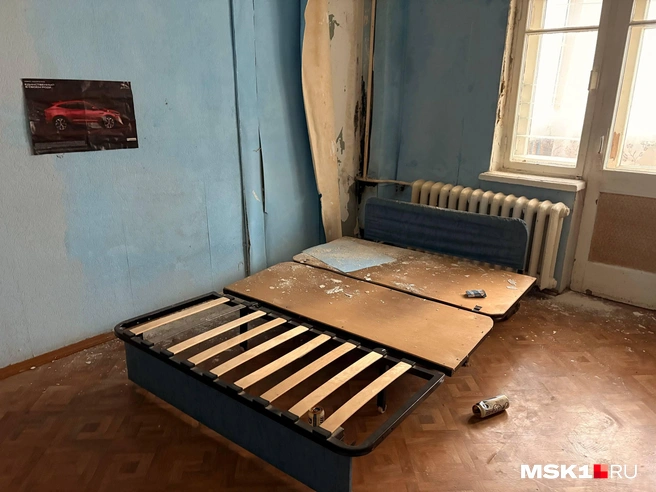 Одна из заброшенных комнат | Источник: Валерия Животовская / MSK1.RU