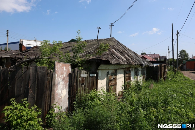 Заросшие дома  | Источник: Евгений Софийчук / NGS55.RU 