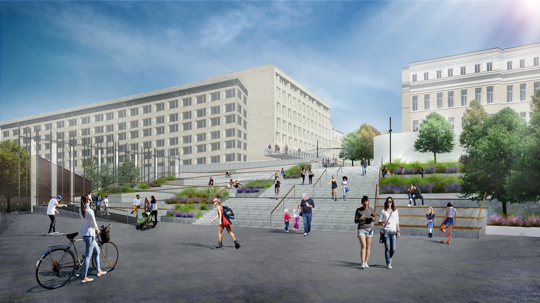 Новый вход в парк Горького по проекту бюро Wowhaus (фото 0) | Источник: Wowhaus