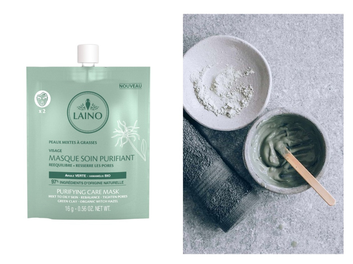 Eco-ELLE: органические маски для лица с розовой, зеленой и белой глиной