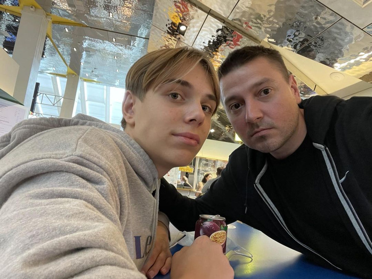 Петр Кислов с сыном Андреем