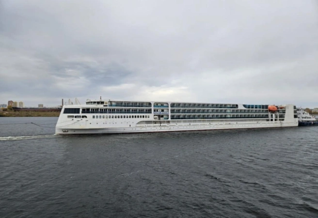 Да, речь о круизном лайнере «Владимир Жириновский» | Источник: «РЕЧФЛОТ-63» / Vk.com