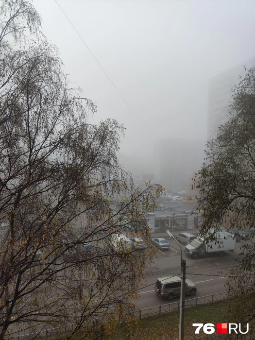 Городские локации, словно в игре, еще не прогрузились | Источник: читатель 76.RU