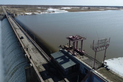 Перелив на Сергеевском водохранилище достиг метра