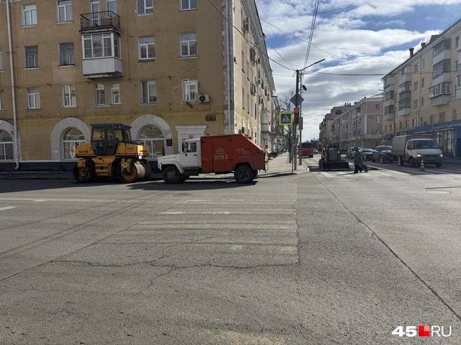 В другой раз асфальтирования раскопки пришлось бы ждать долго  | Источник: Юлия Король 