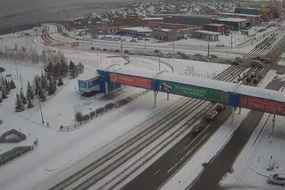 Снегопад в Магнитогорске привел к пробкам и 15 ДТП