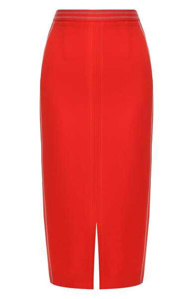 Женская красная юбка-карандаш ROLAND MOURET 
