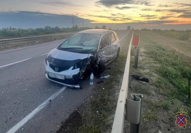 Три пассажира Honda оказались в больнице | Источник: ГУ МВД России по Волгоградской области