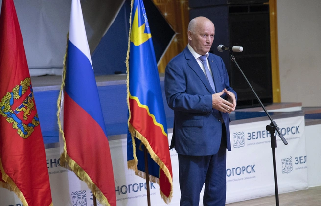 На фото генеральный директор АО «ПО „Электрохимический завод“ (предприятие Топливной компании Росатома „ТВЭЛ“), депутат законодательного собрания Красноярского края Сергей Филимонов | Источник: Дмитрий Коновалов