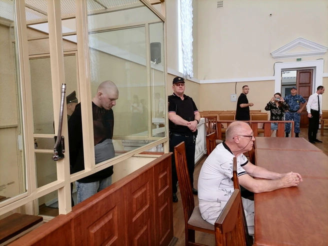 Со стороны осужденного в зале не было никого, кроме адвоката | Источник: Сабина Бондарь / 161.RU