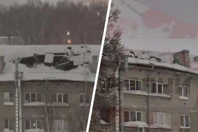 Кровля обрушилась в казанской пятиэтажке на Гвардейской