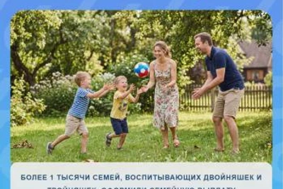 1148 родителей двойняшек в Башкортостане получили семейную выплату