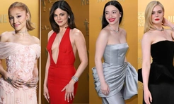 Селена Гомес, Эль Фаннинг, Майки Мэдисон: горячие выходы с кинопремии SAG Awards — 2025