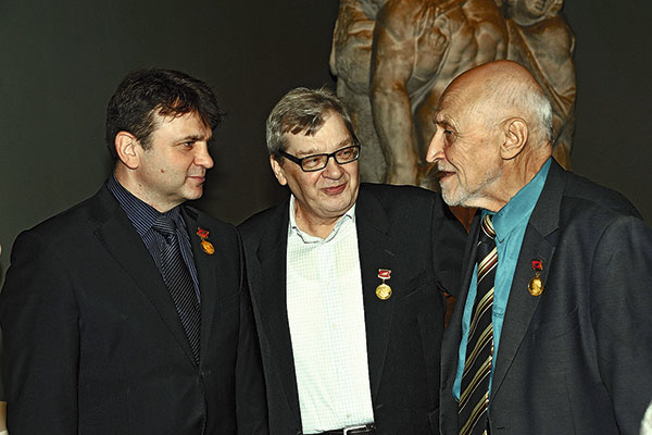 На награждении в Кремле с Тимуром Кизяковым и Николаем Дроздовым