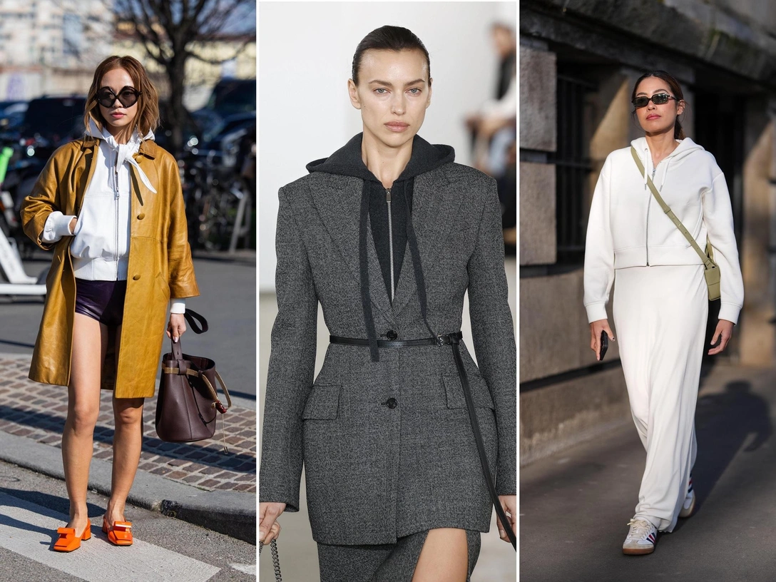 С пайетками или поясом, как Ирина Шейк: с чем носить худи в 2025 году | marieclaire.ru