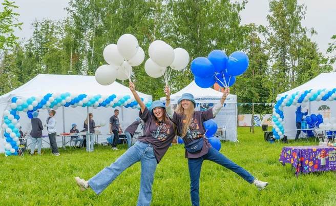 В парке работала площадка «Техноград» с арт-лабораторией, крио-шоу и профориентационными активностями | Источник: «ЕвроХим-Усольский калийный комбинат»