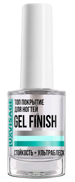 LUXVISAGE Топ покрытие для ногтей LUXVISAGE GEL FINISH