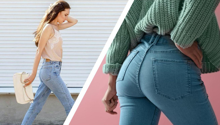Откровенные фото девушек в обтягивающих джинсах