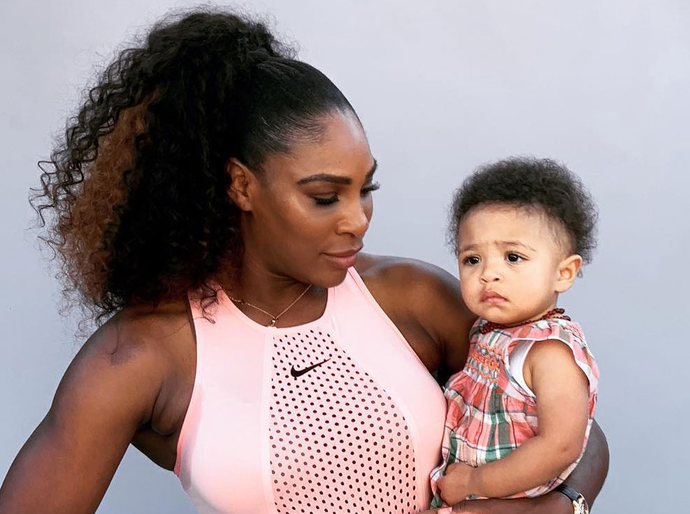 Серена Уильямс с дочерью Алексис Олимпией Оганян (instagram (запрещенная в России экстремистская организация).com) | marieclaire.ru