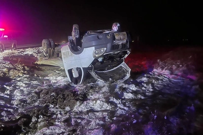 Газель опрокинулась на трассе в Ставрополье, пострадал ребенок