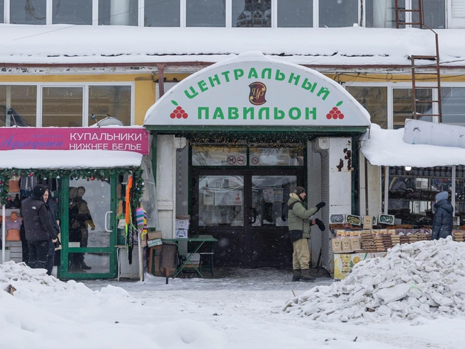 Вид крытого павильона Центрального рынка | Источник: Артем Бауман / 76.RU