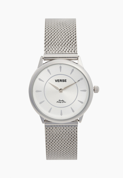 Часы Verse, цвет: серебряный, MP002XW08CJI — купить в интернет-магазине Lamoda