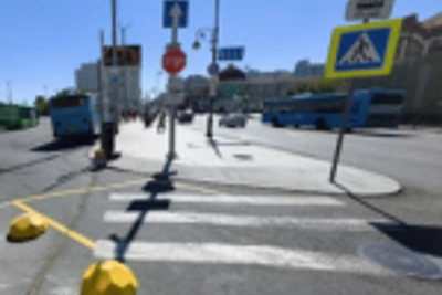 Шлагбаум на Семёновской собирает очереди автобусов