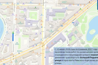 Набережную Фонтанки перекроют до 2027 года