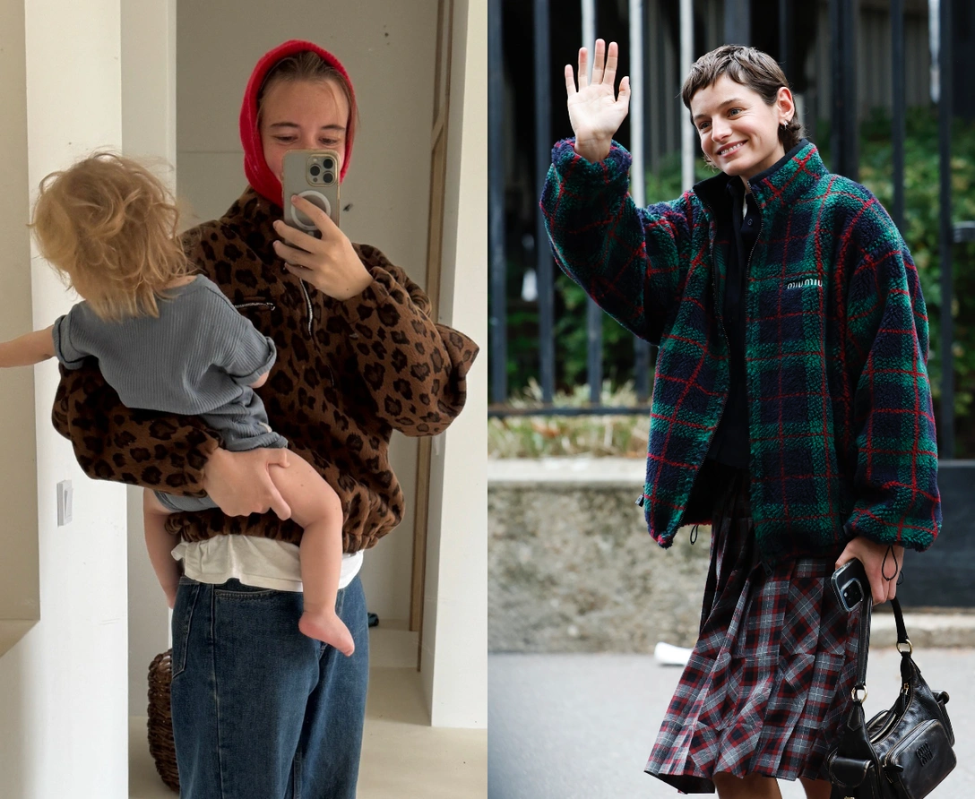 Флисовые толстовки: где искать и как носить новый тренд из спортивного гардероба | marieclaire.ru