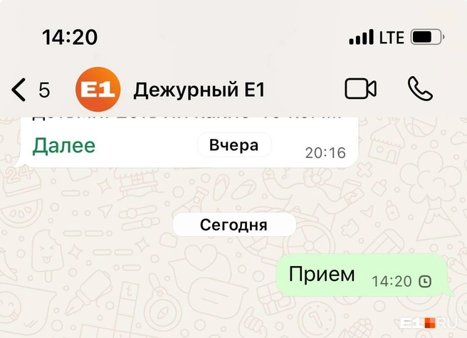 Сообщения отправляются по несколько минут  | Источник: Читатель E1.RU