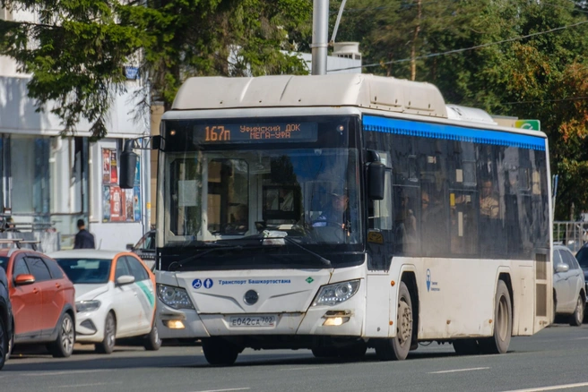 Такой автобус ездит всего на двух маршрутах | Источник: Булат Салихов / UFA1.RU