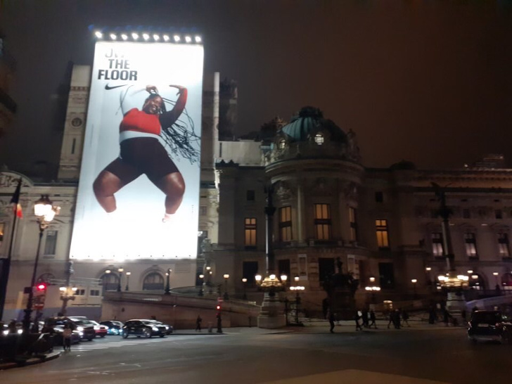 Фото №2 - Парижан возмутила реклама Nike с пышной моделью