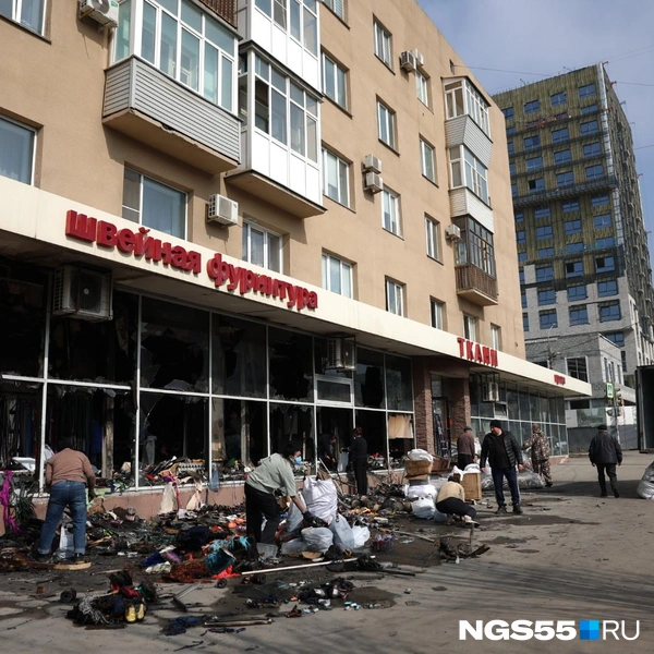 Возгорание произошло сегодня ночью | Источник: Евгений Софийчук / NGS55.RU
