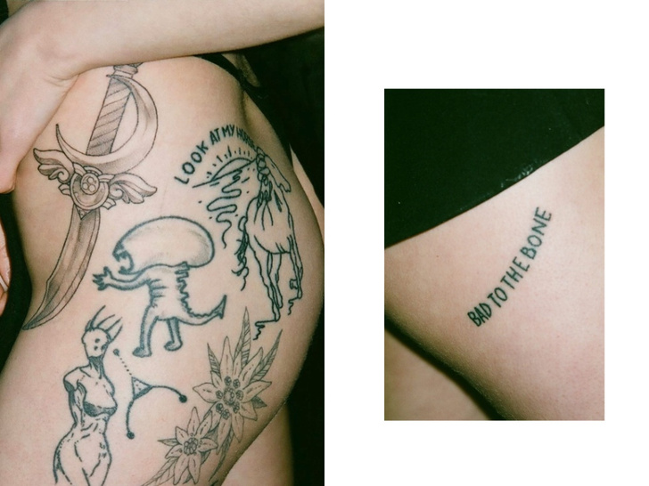 Модная девушка рассказывает про свою татуировку: Саша Москалец