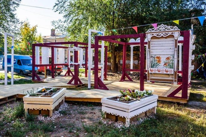 Сад наличников, где и пройдёт праздник | Источник: Том Сойер Фест&nbsp;— Самара
