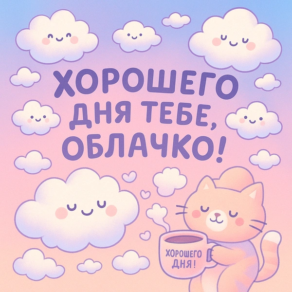 открытка хорошего дня, открытка хорошего дня добра, открытки хорошего утра и дня, бесплатные открытки хорошего дня, скачать открытку хорошего дня, красивая открытка доброе утро хорошего дня, открытки хорошего дня и отличного настроения, открытка хорошего  | Источник: theDay/DALL-E