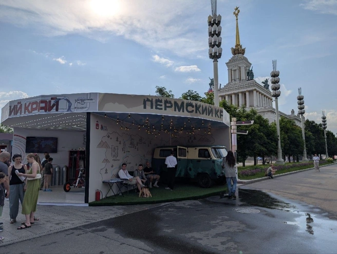 Вот павильон Пермского края | Источник: Алина Ринчино / «ИрСити»