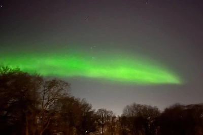 Облака скрыли от саратовцев полярное сияние
