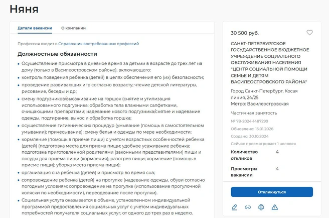 Источник: скриншот с сайта размещения объявлений