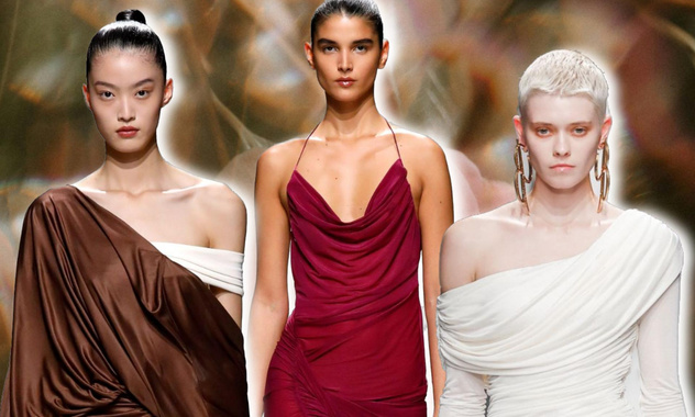 Пробуждаем в себе Афродиту: платья с драпировкой — самый изящный тренд весна-лето 2024