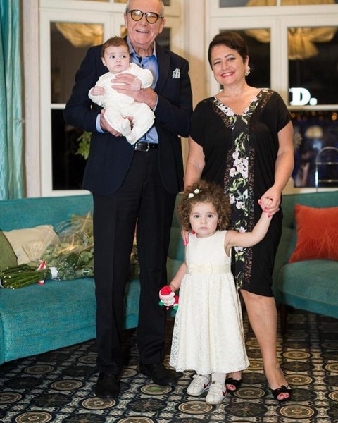 Эммануил Виторган с дочерьми Этель и Кларой