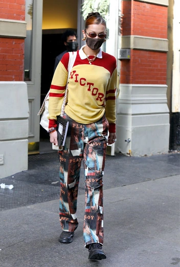 Белла Хадид в Нью-Йорке | marieclaire.ru